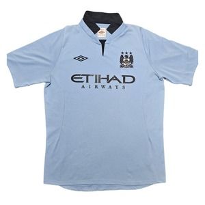 Manchester City 2012-2013 Blue Jersey Size 42